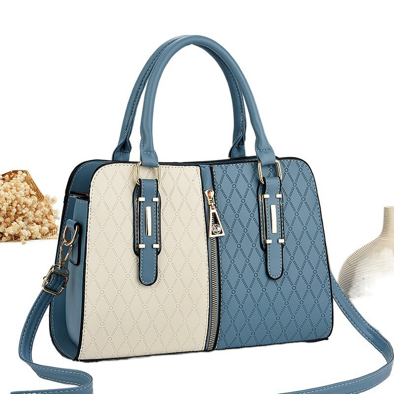 The Marisa Satchel — Color-Block Crossbody Handbag