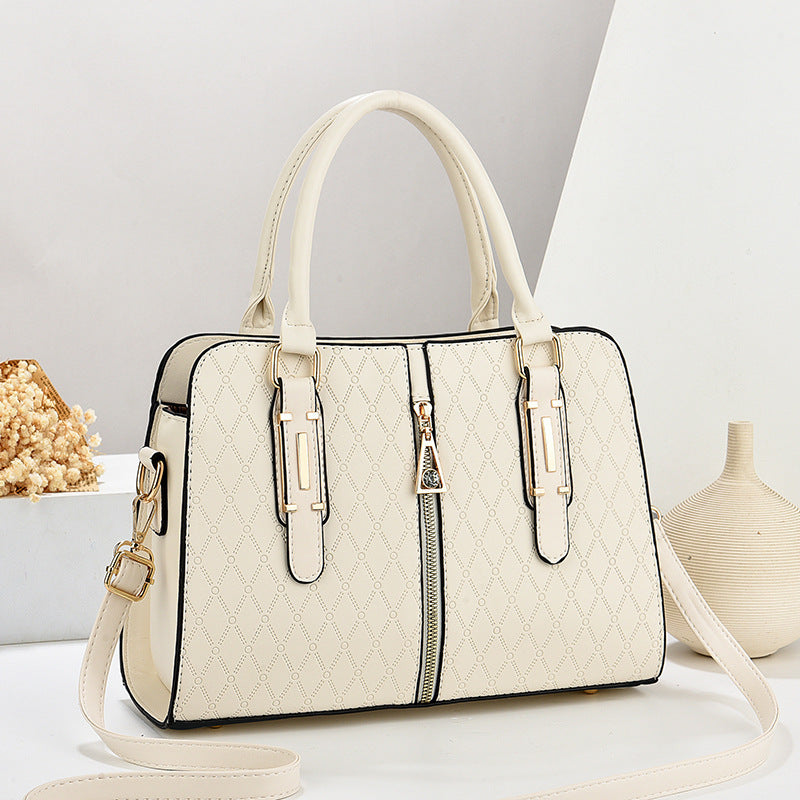 The Marisa Satchel — Color-Block Crossbody Handbag