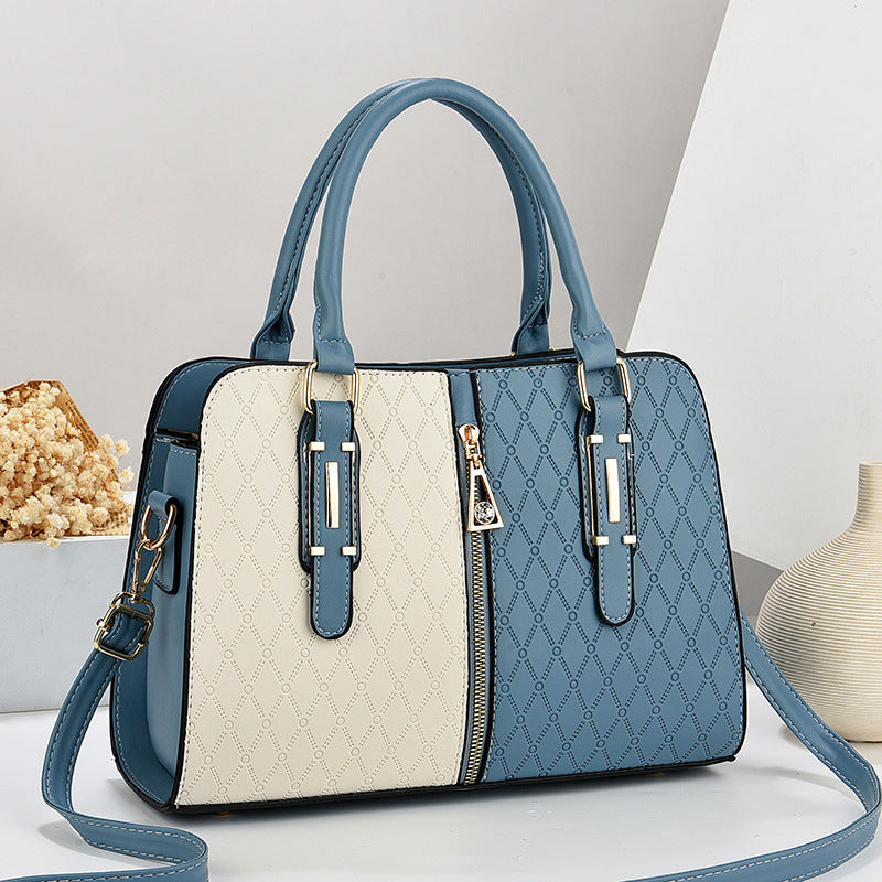 The Marisa Satchel — Color-Block Crossbody Handbag